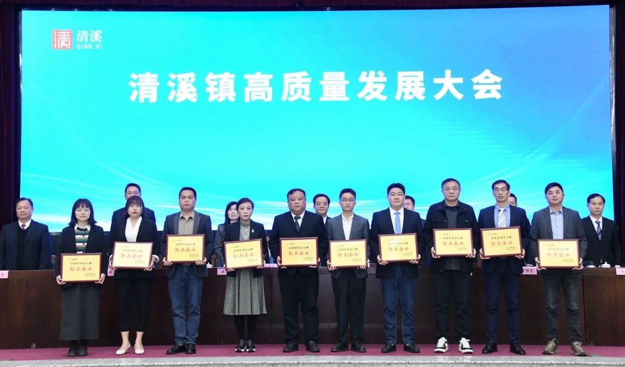 喜讯：QG刮刮乐科技荣获2024年度“清溪镇主营业务收入及效益贡献标兵企业”